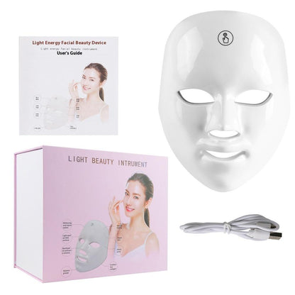 VELORIA™ 7-Color LED Skin Therapy Mask.
