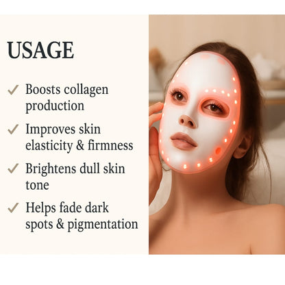 VELORIA™ 7-Color LED Skin Therapy Mask.